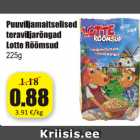 Puuviljamaitselised teraviljarõngad Lotte Rõõmsud 225 g
