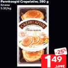 Pannkoogid Сrepelatier, 280 g
