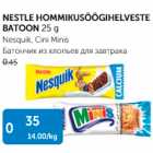 NESTLE HOMMIKUSÖÖGIHELVESTE BATOON 25 g