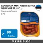 SAAREMAA MINI ARENABURGI GRILLVORST 400 G