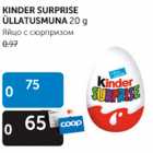 Allahindlus - KINDER SURPRISE ÜLLATUSMUNA 20 G