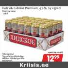 Allahindlus - Hele õlu Lidskoe Premium, 