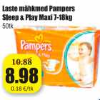 Mähkmed - Laste mähkmed Pampers Sleep & Play Maxi 7-18 kg