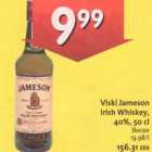 Alkohol - Viski Jameson Irish Whiskey
