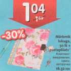 Märkmik lukuga+pastapliiats