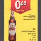Alkohol - Õlu A Le Coq Premium