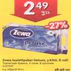 Zewa tualettpaber Deluxe,3 kihti,8 rulli