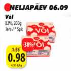 Allahindlus - Või 82%,200g tere/* 5pk