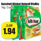 Магазин:Grossi,Скидка:Корм для кошек Kitekat Natural Vitality