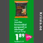 Fazer Juurika leivasnäkid porgandi ja sibulaga* 300 g