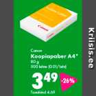 Allahindlus - Canon Koopiapaber A4* 80 g