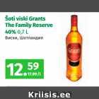 Allahindlus - Šoti viski Grants
The Family Reserve 