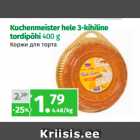 Kuchenmeister hele 3-kihiline
tordipõhi 400 g