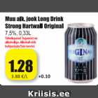Allahindlus - Muu alk. jook Long Drink Strong Hartwall Original