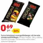Темный шоколад с начинкой из манго или с цельным фундуком
