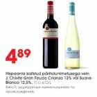 Hispaania kaitstud päritolunimetusega vein J.Chivite Gran Feudo Crianza 13% või Suave Blanco 12,5%, 75 cl