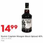 Allahindlus - Rumm Captain Morgan Blask Spiced 40%, 70 cl