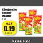 Allahindlus - Kõrrejook Zoo Banaani- Maasika 0,2 l
