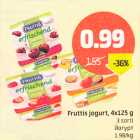 Fruttis jogurt, 4 x 125 g