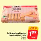 Allahindlus - Suhkrukattega küpsised
Savoiardi Rimi, 200 g