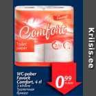 WC-paber Favorit Comfort, 4 rl