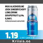Allahindlus - MUU ALKOHOOLNE JOOK SINEBRYCHOFF LONG DRINK GRAPEFRUIT