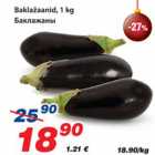 Allahindlus - Baklažaanid