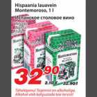 Alkohol - Hispaania lauavein Montemoroso