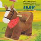 Магазин:Maxima XX,Скидка:Плюшевое кресло-качалка в форме лошади