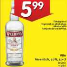 Allahindlus - Viin
Arsenitch, 40%, 50 cl