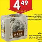 Alkohol - Õlu
Karl Friedrich,
5%, 6 x 56,8 cl