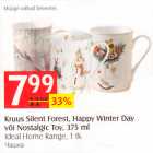 Kruus Silent Forest, Happy Winter Day või Nostalgic Toy, 375 ml