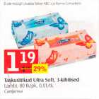 Taskurätikud Ultra Soft, 3-kihilised