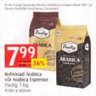 Allahindlus - Kohvioad Arabica või Arabica Espresso