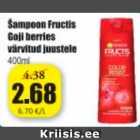 Šampoon Fructis Goji berries värvitud juustele 400 ml