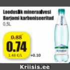 Allahindlus - Looduslik mineraalvesi Borjomi karboniseeritud 0,5 L