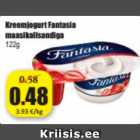 Kreemjogurt Fantasia maasikalisandiga 122 g