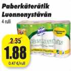 Paberkäterätik Luonnonystävän 4 rulli