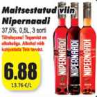 Maitsestatud viin Nipernaadi 37,5%,0,5l, 3 sorti