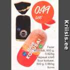 Fazer Must leib, 600 g; Suur kodusai, 500 g