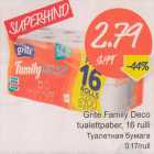 Grite Family Deco tualettpaber, 16 rulli