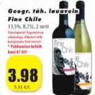 Geogr. täh. lauavein Fine Chile 13,5%, 0,75 L, 2 sorti