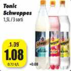 Тоник
Schweppes
1,5 л / 3
сорта