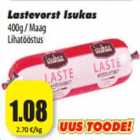 Lastevorst Isukas
400g / Maag
Lihatööstus
