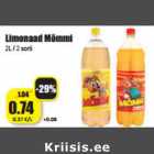 Allahindlus - Limonaad Mõmmi
2L / 2 sorti