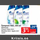 Allahindlus - Šampoon H&S, 360 ml