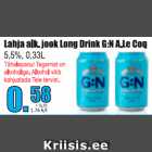 Allahindlus - Lahja alk. jook Long Drink G:N A.Le Coq