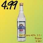 Alkohol - Viin Putino 40%, 0,5 l