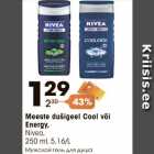 Allahindlus - Meeste dušigeel Cool või
Energy,
Nivea