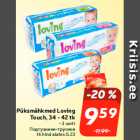 Mähkmed - Püksmähkmed Loving
Touch, 34 - 42 tk